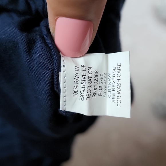 NWT Navy cover-up / tunic - Picture 4 of 6